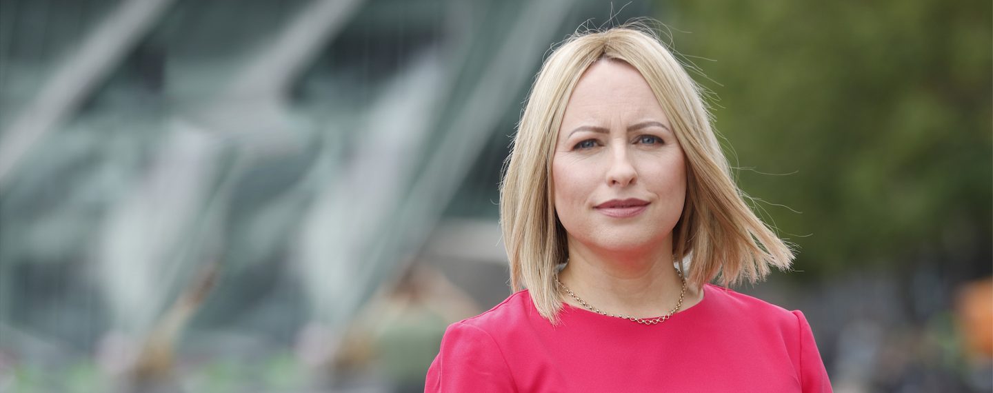 Aoife Lavan Aoife Lavan is standing outside the institute offices.